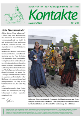 Kontakte Ausgabe Nr. 200 Herbst 2026