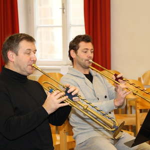 An den Trompeten Ronald Eidinger und Thomas Schatzdorfer!