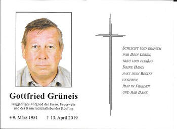 Gottfried Grüneis / © Pfarrgemeinde Kopfing Gottfried Grüneis