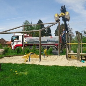 Frischer Spielsand für den Kindergarten