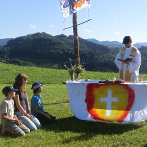 Pfarrhof-Team auf Besuch