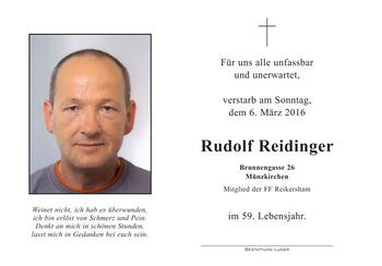 Rudolf Reidinger