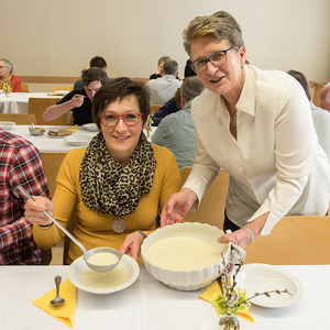 Suppenessen zum Familienfasttag im Pfarrheim Kirchdorf/Krems