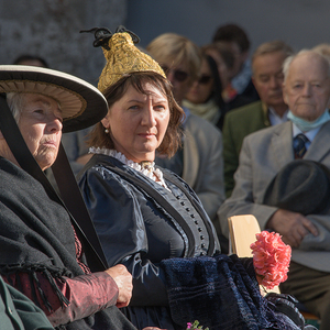 Erntedank Feier in der Pfarre Kirchdorf/Krems mit Pfarrer P. Severin Kranabitl am KirchenplatzFoto: Jack Haijes 