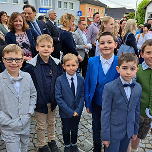 Aufstellung am Marktplatz