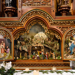 Weihnachtskrippe im Josephi-Altar