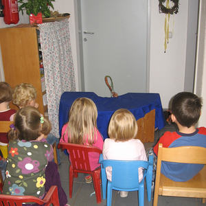 Gemüsetheater im Kindergarten