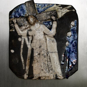 II. STATION Jesus nimmt das  Kreuz auf seine Schultern