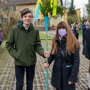 Palmprozession und Heilige Messe