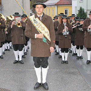 Einzug mit Blasmusik