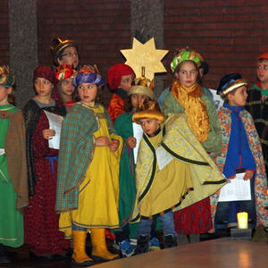 Sternsinger bei den Gottesdiensten