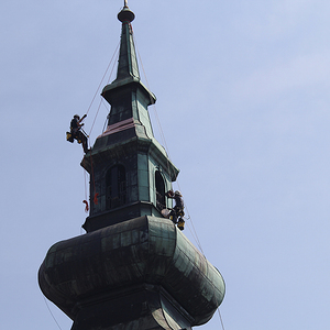 Arbeit in luftiger Höh'