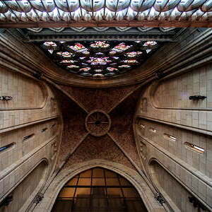 Ein Zelt im Linzer Mariendom