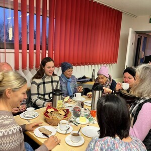 Die KFB lädt anschließend zum leckeren Frühstück. 