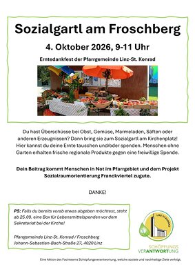 Erntedankfest 2026
