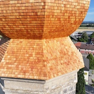 Erneuerung Zwiebelturm Pfarrkirche Burgkirchen