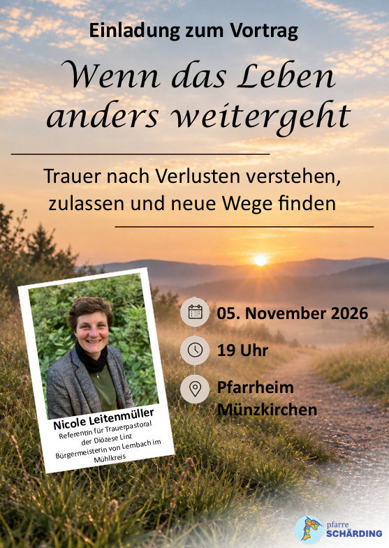 Einladung / Pfarre Schärding Pfarrgemeinde Schardenberg
