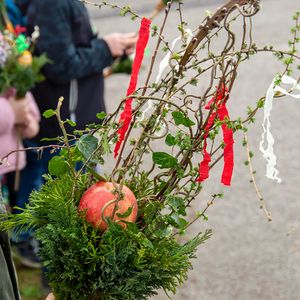 Palmprozession und Heilige Messe