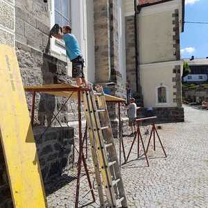 Sanierung Pfarrkirchenmauer