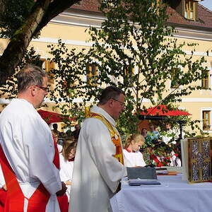 Fronleichnam 2018, Pfarre Neumarkt im Mühlkreis