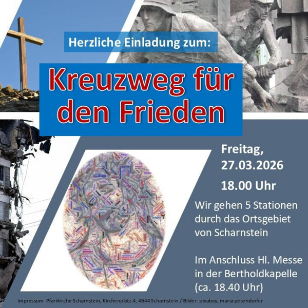 Kreuzweg für den Frieden