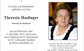 Theresia Haslinger