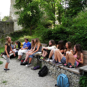 Firmlinge auf der Schaunburg