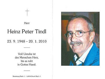 Heinz Peter Tindl