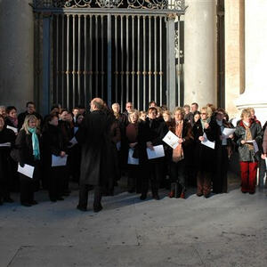 Rom - Christbaum für Papst