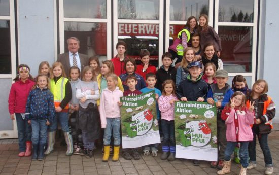 Müllsammelaktion HUI statt PFUI