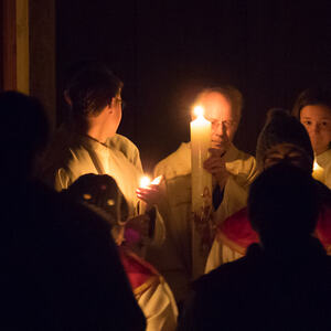 Osternacht in der Pfarrkirche Kopfing