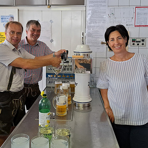 Pfarrsekretärin Claudia ebenfalls voll im Einsatz