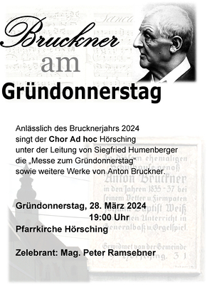 Einladung zur Messe am Gründonnerstag