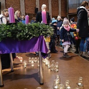 Familiengottesdienst und Miniaufnahme