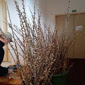 Palmbesenbinden in St. Qirinus 2023