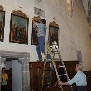 Ausräumen und Mauerwerksarbeiten, Boden