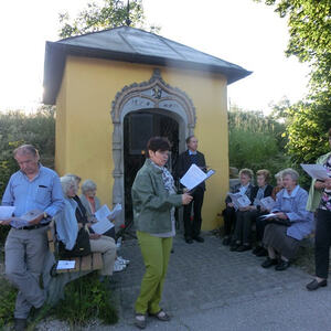 Maiandacht bei der Gaumbergkapelle