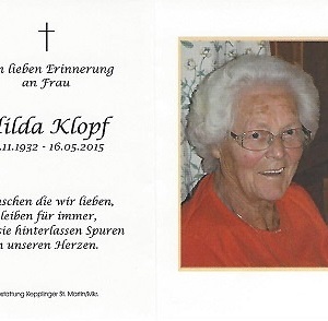 gestorben am 16. Mai 2015