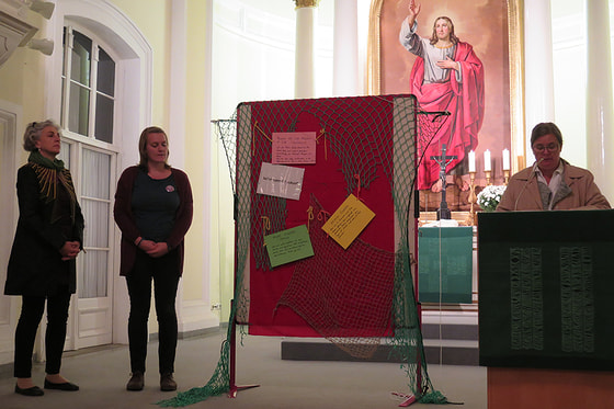 Ökumenische Gedenkfeier gegen Menschenhandel in der Martin Luther Kirche am 18. Oktober 2017.