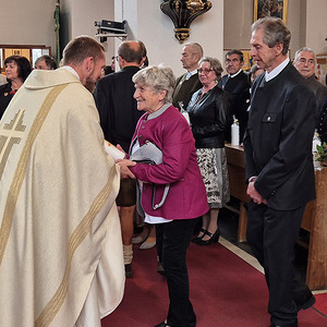 Überreichung der Kerzen