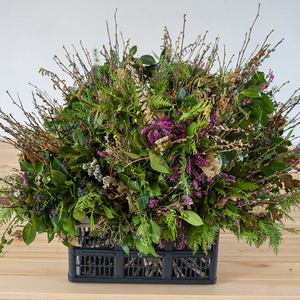 Kath. Jungschar der Pfarre Kirchdorf an der Krems übernahm heuer erstmals das Palmbuschen-Binden. 