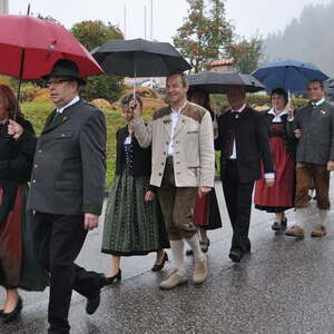 Erntedankfest in Untergeng mit Jubelpaare