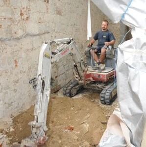 Innenarbeiten und Verputzen