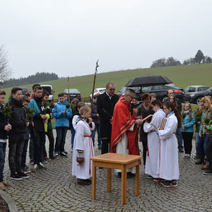 Palmweihe, Vorstellung der Firmlinge und der Erstkommunionkinder
