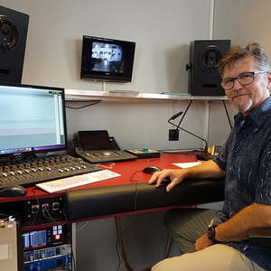 Erich Pintar im Übertragungswagen