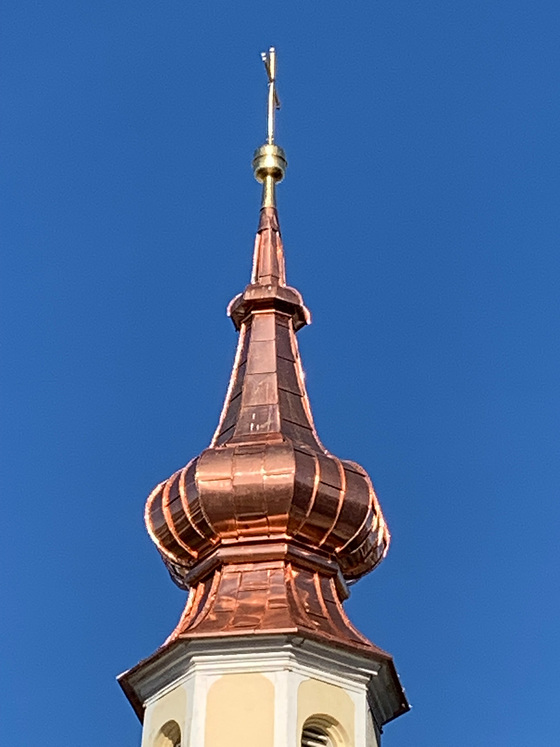 Turmhelmsanierung in Peuerbach