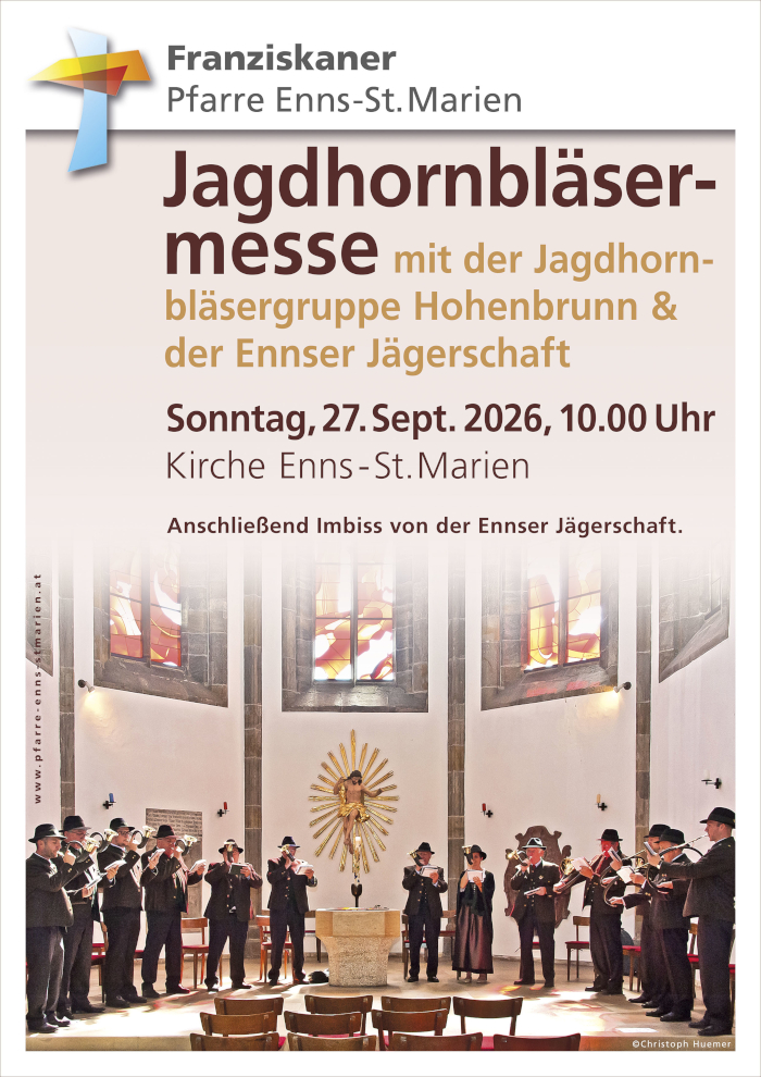 Plakat Jagdhornbläsermesse / ©Christoph Huemer Plakat Jagdhornbläsermesse