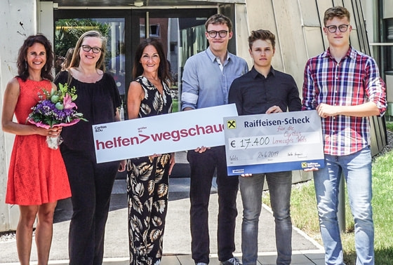 Schüler sammelten 17.400 Euro für Caritas-Lerncafés in Wels