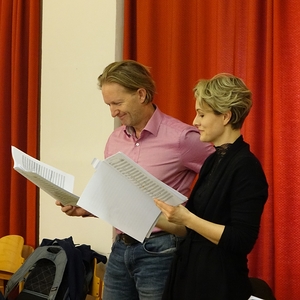 Bernd Lambauer (Tenor) und Martha Hirschmann (Alt)