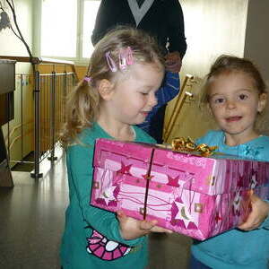 Weihnachten im Schuhkarton 2014 in Traberg